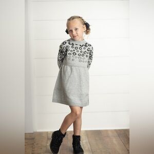 K23.  LEOPARD PRINT SWEATER DRESS